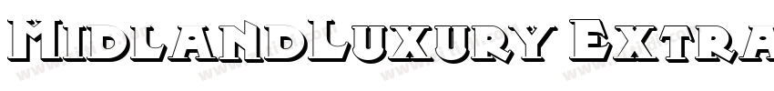 MidlandLuxury ExtraL字体转换